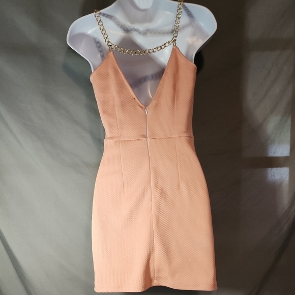 Rhapsody Rare, Vintage Cocktail Mini Dress with V-Neck & Jewel Straps - Picture 4 of 11